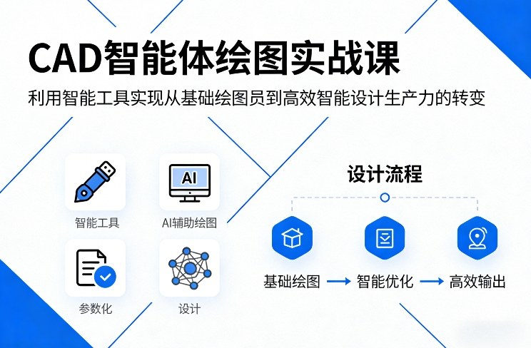 CAD智能绘图实战速成：AI工具助你从基础绘图新手跃升高效设计师-西蒙学社
