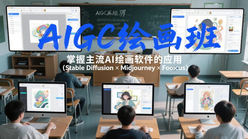 掌握主流AI绘画软件Stable Diffusion Midjourney Fooocus应用技巧-西蒙学社