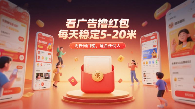 在线广告轻松赚5-20元,零门槛天天稳收红包人人可做-西蒙学社