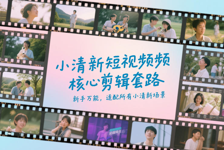 小清新短视频核心剪辑技巧新手通用于各种场景-西蒙学社