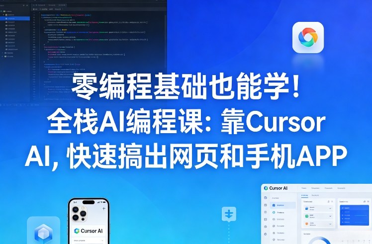 全栈AI编程课程：零基础学员利用Cursor AI快速开发网页及手机APP-西蒙学社
