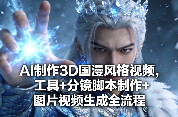 AI创作3D国漫风格视频保姆级教程：工具使用、分镜设计与手把手教学-西蒙学社