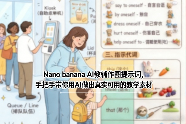 Nano banana AI作图提示词教你如何亲手打造实用教学素材-西蒙学社