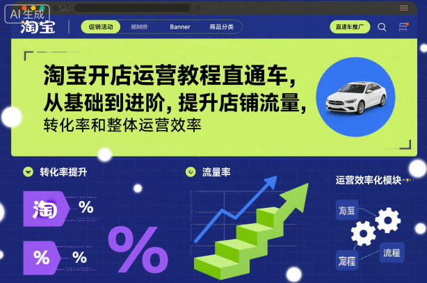 淘宝开店直通车教程实战进阶高效提升流量转化更新26.3-西蒙学社