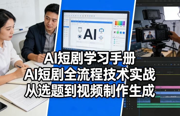 AI短剧制作全流程实战指南从选题到视频生成完整学习手册-西蒙学社