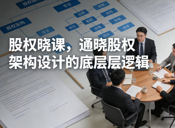 股权晓课，通晓股权架构设计的底层逻辑-西蒙学社