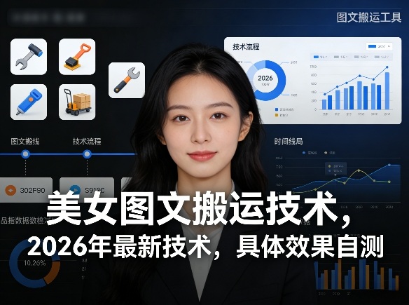 美女图文搬运技术,2026年最新技术,具体效果自测-西蒙学社
