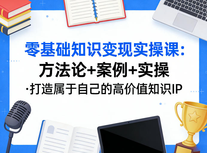 零基础知识变现实操课，方法论+案例+实操，打造属于自己的高价值知识IP-西蒙学社