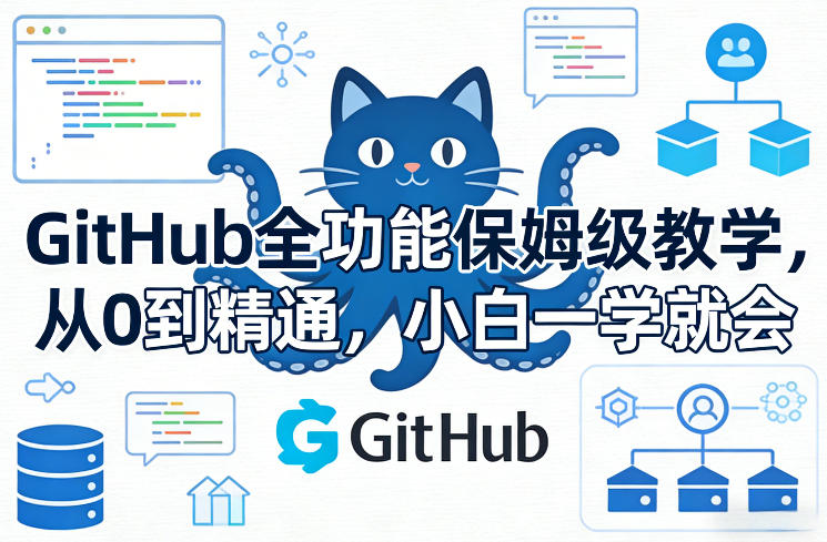 GitHub保姆级详细教学从零基础到精通新手轻松掌握-西蒙学社