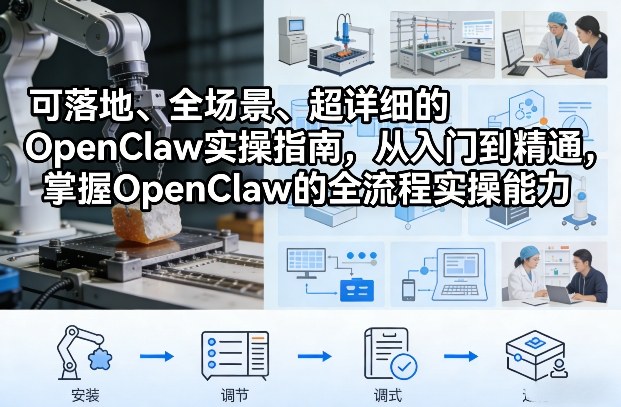 OpenClaw全景详细实操手册从零基础到精通快速上手全流程能力-西蒙学社