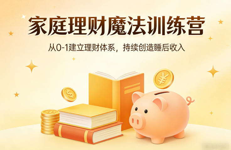 家庭理财实战营：零基础精通财务系统，永久赚取被动收益-西蒙学社