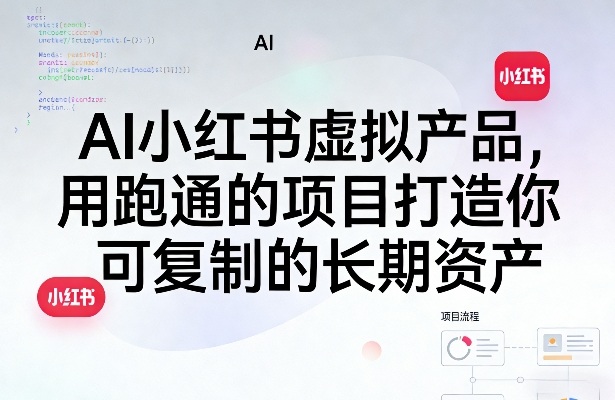 AI小红书虚拟商品通过已验证项目助你复制构建持久资产-西蒙学社