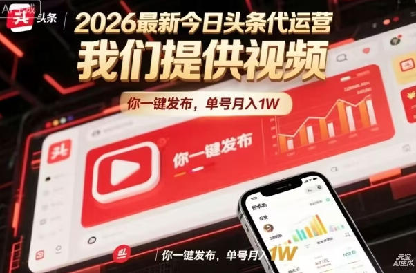 今日头条躺賺模式，你9我1，操作简单，一键发布，单机日入数百，长期合作【揭秘】-西蒙学社