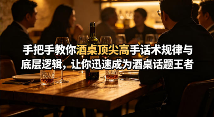 付费文章：手把手教你酒桌顶尖高手话术规律与底层逻辑，让你迅速成为酒桌话题王者(二十年全网独家经验分享)-西蒙学社