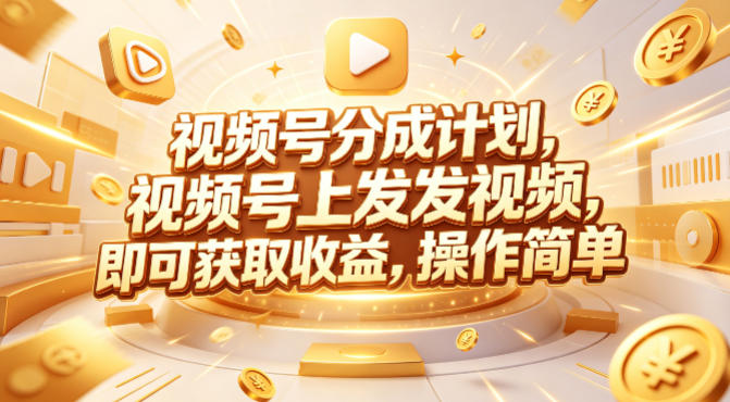 视频号分成计划，599元众筹的Red团队课程，视频号上发发视频，即可获取收益，操作简单-西蒙学社