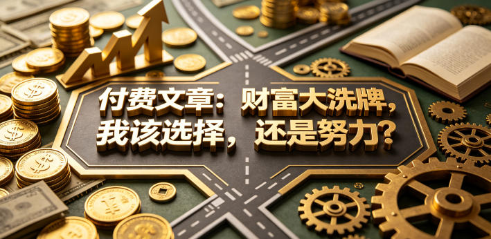 付费文章:财富大洗牌,我该选择,还是努力?-西蒙学社