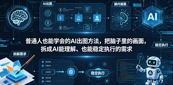 普通⼈也能学会的AI出图⽅法,把脑子里的画面,拆成AI能理解、也能稳定执行的需求【文档】-西蒙学社