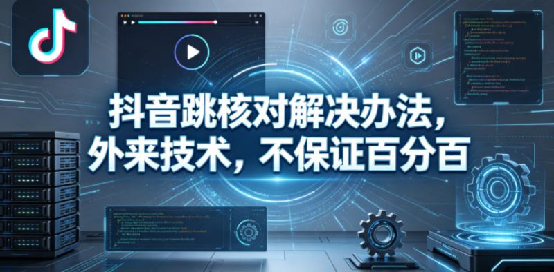 抖音跳核对解决办法，外来技术，不保证百分百-西蒙学社
