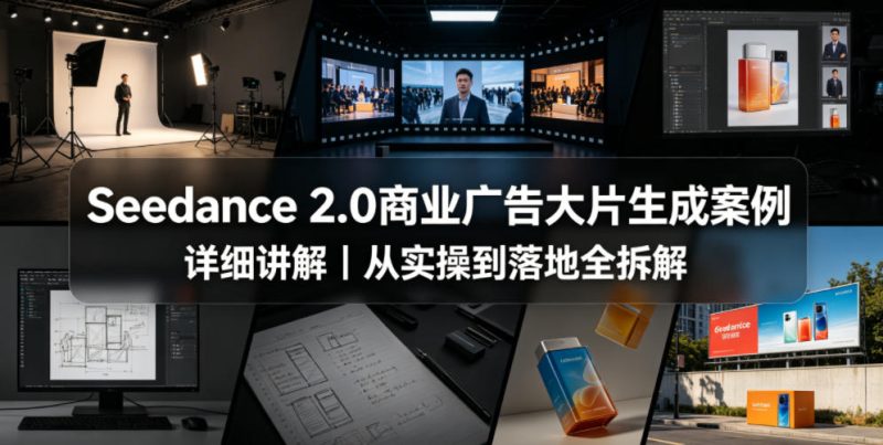 Seedance 2.0商业广告大片生成案例详细讲解|从实操到落地全拆解-西蒙学社