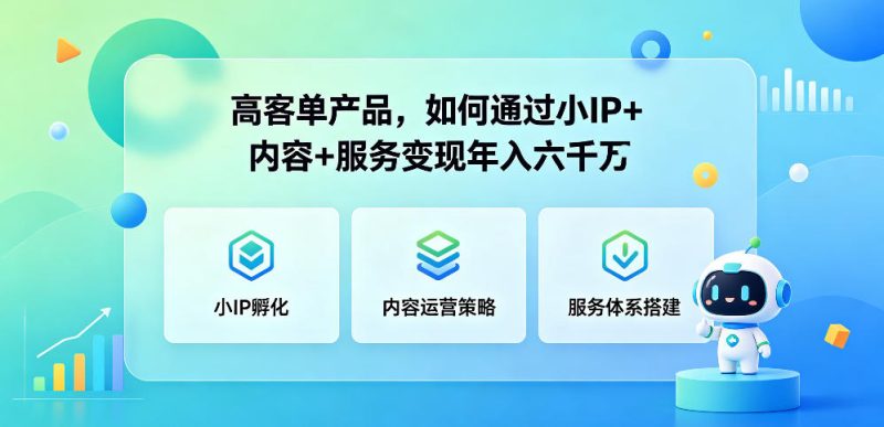 高客单产品，如何通过小IP+内容+服务变现年入六干W-西蒙学社