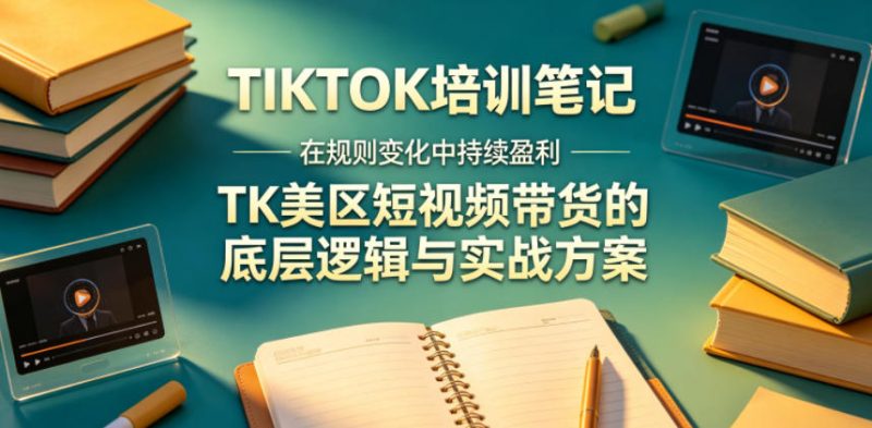 视界跨境TIKTOK4月17培训笔记,在规则变化中持续盈利,TK美区短视频带货的底层逻辑与实战方案【文档】-西蒙学社