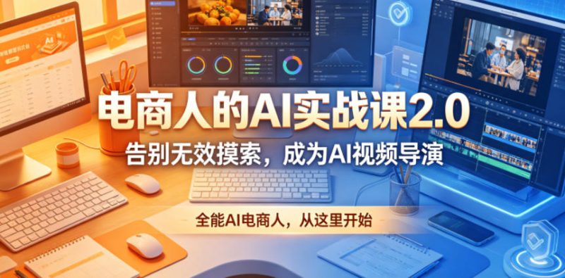 电商人的AI实战课2.0,告别无效摸索,成为AI视频导演,全能AI电商人,从这里开始-西蒙学社