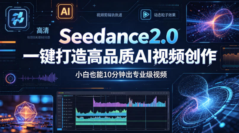 Seedance2.0一键打造高品质AI视频创作，小白也能10分钟出专业级视频-西蒙学社