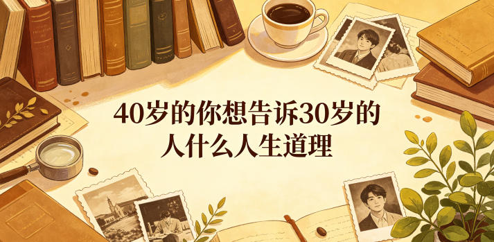 公众号付费文章:40岁的你想告诉30岁的人什么人生道理?-西蒙学社