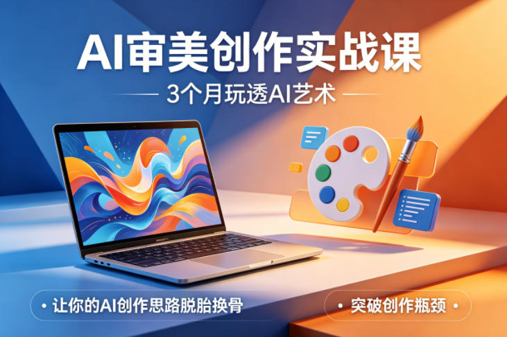 AI审美创作实战课,3个月玩透AI艺术,让你的AI创作思路脱胎换骨,突破创作瓶颈(更新0617)-西蒙学社