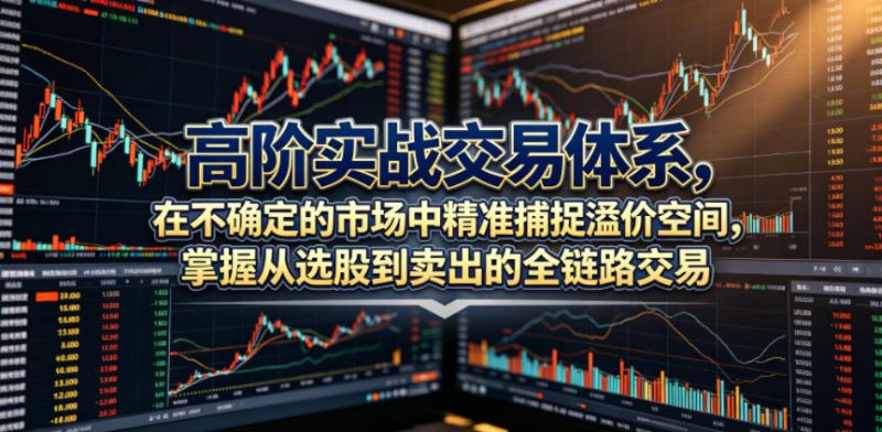 高阶实战交易体系,在不确定的市场中精准捕捉溢价空间,掌握从选股到卖出的全链路交易心法(更新6月)-西蒙学社