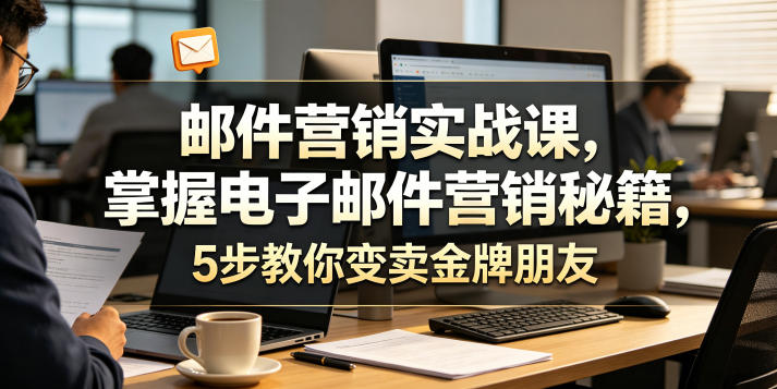 邮件营销实战课,掌握电子邮件营销秘籍,5步教你变卖金牌朋友【原创双语字幕】-西蒙学社