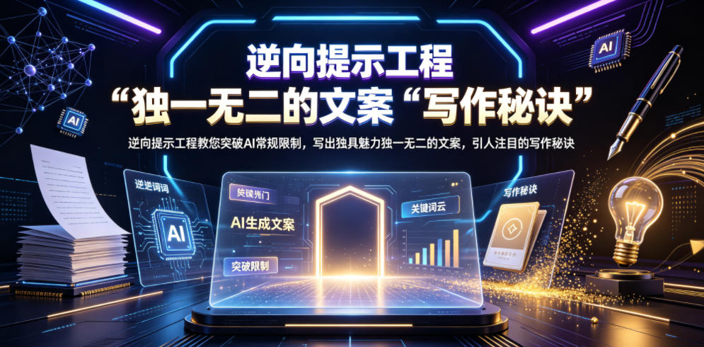 逆向提示工程教您突破AI常规限制，写出独具魅力独一无二的文案，引人注目的写作秘诀【原创双语字幕】-西蒙学社