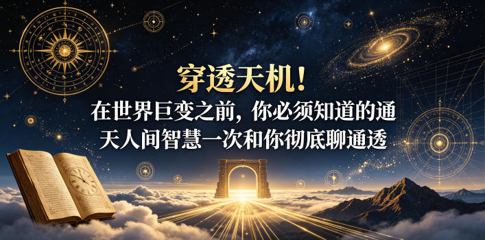 付费文章：穿透天机！在世界巨变之前，你必须知道的通天人间智慧一次和你彻底聊通透-西蒙学社