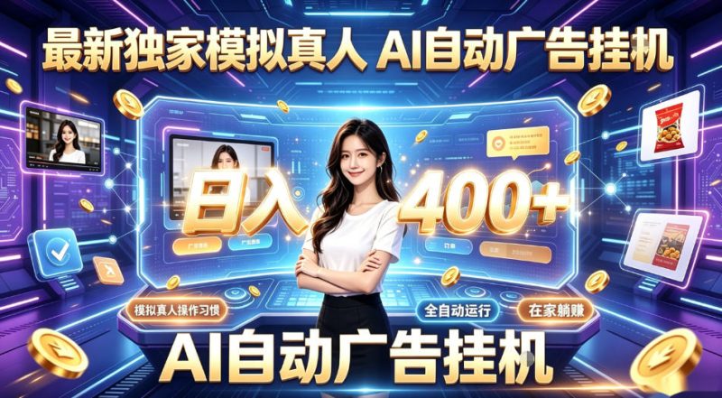 最新独家模拟真人，AI自动挂号挂G，日入400+，全程全自动运行，无需人工【揭秘】-西蒙学社