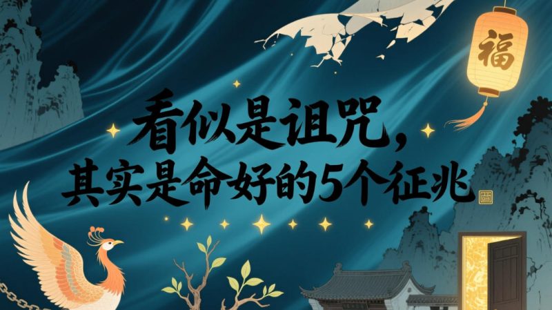 付费文章：看似是诅咒，其实是命好的5个征兆-西蒙学社