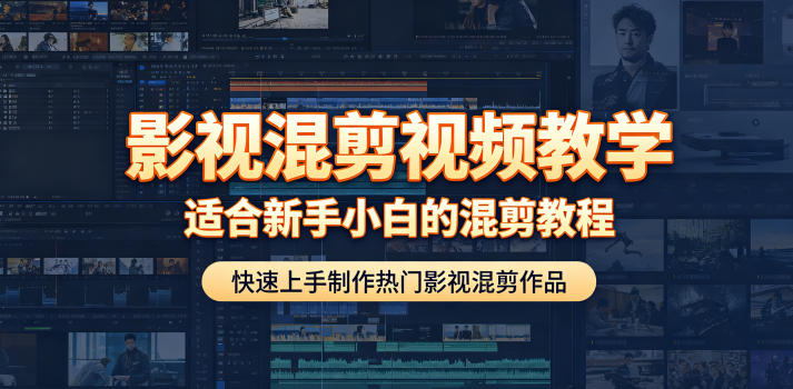 影视混剪视频教学,适合新手小白的混剪教程,快速上手制作热门影视混剪作品-西蒙学社