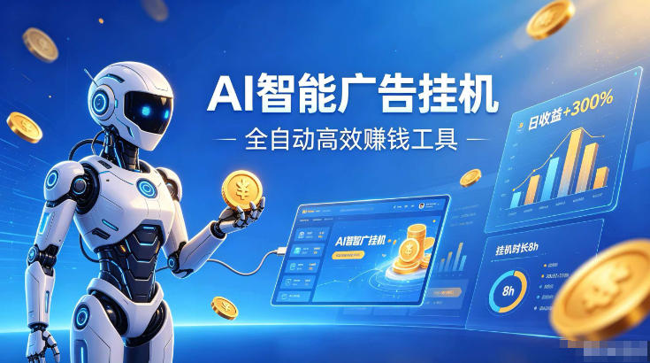AI智能广告挂G,在家自动賺收益,全程无需人工操作、不用直播、不用拉人【揭秘】-西蒙学社