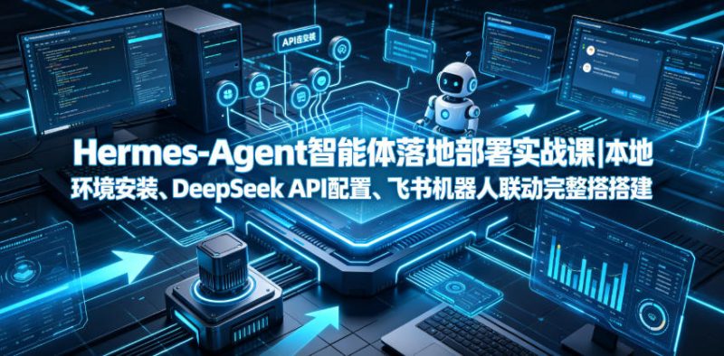 Hermes-Agent智能体落地部署实战课|本地环境安装、DeepSeek API配置、飞书机器人联动完整搭建教程-西蒙学社