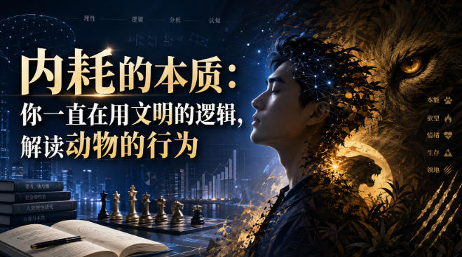付费文章:内耗的本质:你一直在用文明的逻辑,解读动物的行为-西蒙学社