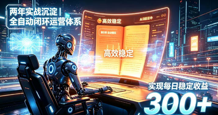 两年实战沉淀｜全自动闭环运营体系，实现每日稳定收益300+【揭秘】-西蒙学社
