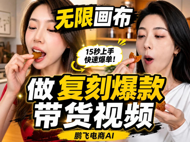 无限画布实操教程，搭一个炸裂级黑科技工作流——一键复刻爆款带货视频-西蒙学社