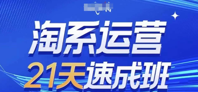 淘系运营21天速成班，0基础轻松搞定淘系运营，不做假把式，快速复制落地(更新26年8月)-西蒙学社