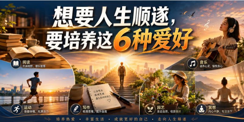 公众号付费文章：想要人生顺遂，要培养这6种爱好-西蒙学社