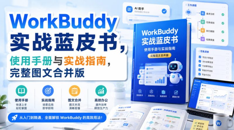 WorkBuddy实战蓝皮书,使用手册与实战指南,完整图文合并版-西蒙学社