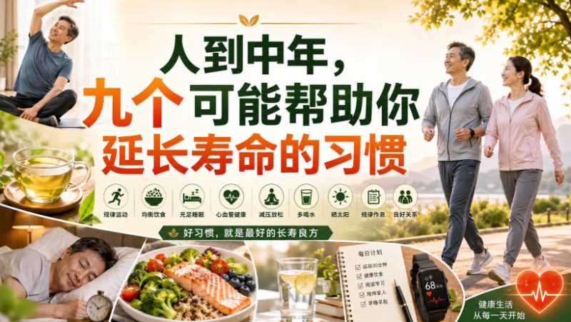 付费文章:人到中年,九个可能帮助你延长寿命的习惯-西蒙学社