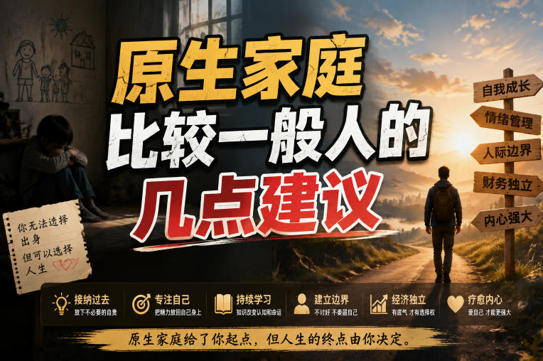 付费文章:给原生家庭比较一般人的几点建议-西蒙学社