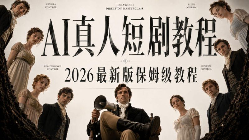 AI真人短剧制作全流程,AI视频大佬专为零基础研制的AI短剧教程,保姆级教程,新手一学就会!-西蒙学社