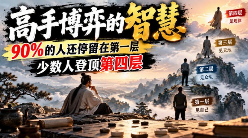 付费文章:高手博弈的智慧,90%的人还停留在第一层,少数人登顶第四层-西蒙学社