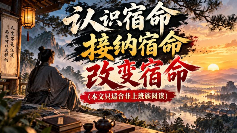 某公众号付费文章:认识宿命,接纳宿命,改变宿命(本文只适合非上班族阅读)-西蒙学社