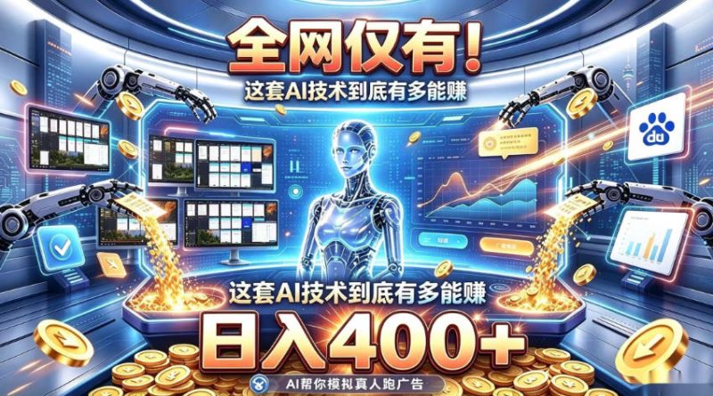 全网仅有!这套AI技术到底有多能賺,日入400+,无需人工干预,实现真正被动变现【揭秘】-西蒙学社